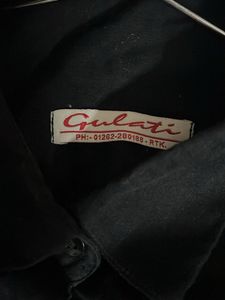 Oversized cotton Black Shirt