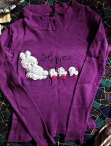 Purple 'Hayes' Long Sleeve Top