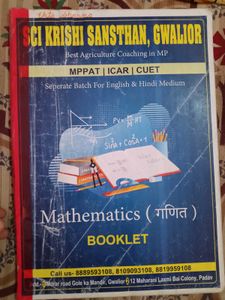 sci krishi sansthan notes and booklet for cuet/ica