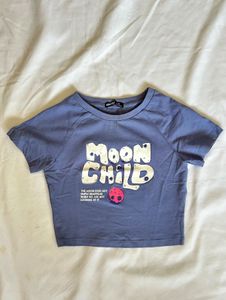 Bonker’s Moon Child Graphic Crop T-Shirt