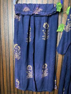 Elegant Navy Blue Kurta Set pack of 3