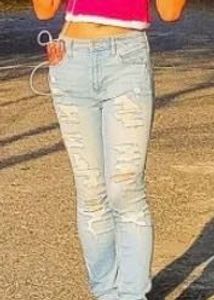 Hollister Ripped Light Wash Jeans