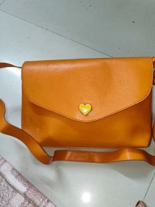Orange Crossbody Bag