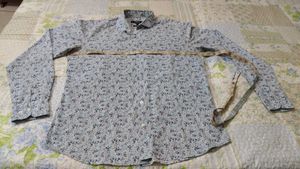 Men's Floral Print Long Sleeve Shirt