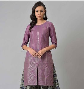Elegant Purple Kurta