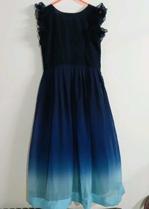 Elegant Royal Blue Long Gown