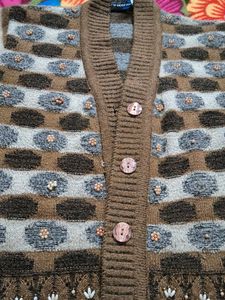 Vintage Patterned Cardigan