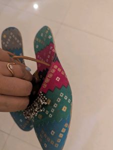 Colorful Embroidered Mules