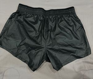 Nike Black Swoosh Logo printed Shorts