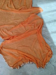 Vibrant Orange  Dupatta