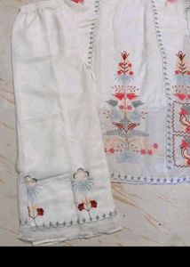 bust 44 Beautiful Embroidered Kurta Set
