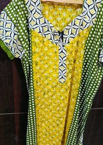 Comfortable Maxi Nightgown with Vibrant Print
