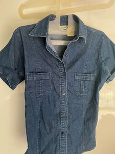 90’s Denim Half Sleeve Shirt