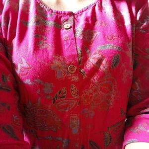 Two Piece Pink Kurta Set