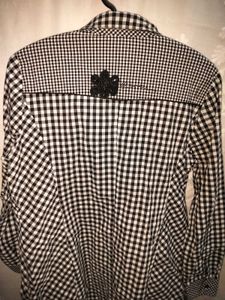 Black &amp; White Gingham Shirt