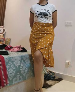 Vero Moda  Polka Dot Flowy Skirt