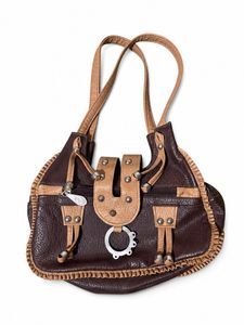 Leather Stylish Brown & Tan Shoulder Bag
