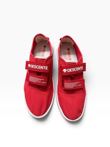 Descente Puregram Velcro Sneakers – Red |Unisex