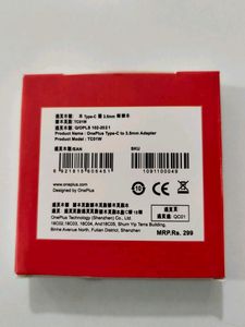 OnePlus C to 3.5mm Audio Jack