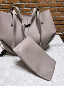 Polene Cyme Taupe Tote Bag