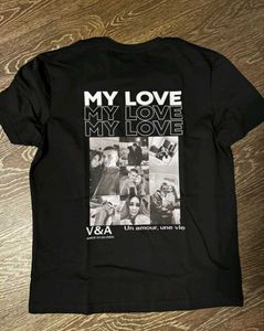 Black Graphic T-Shirt "My Love"