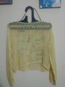 Crochet Knit Top