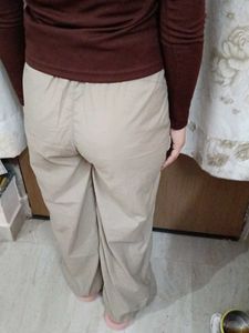 New Beige Casual Pants