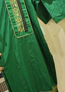 Green Kurta Set with beautiful dupatta