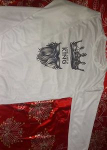 Men's Premium Graphic Full Sleeve T-Shirt | Size M