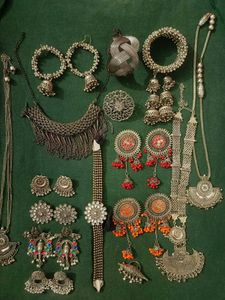 Oxidized Silver Jewelry Set
