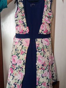 Floral Print Sleeveless Dress for Girls