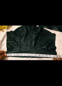 Zara Leather Crop Top with shorts 👍