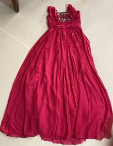 Pink Gown Dress Party Wear