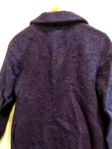Vintage Purple Wool Coat