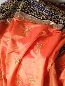 Satin Silk Saree With Woven Border_shimmering