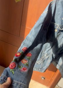 Embroidered Denim Jacket