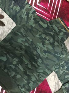 Camouflage Pullover Sweatshirt