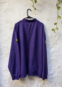 Purple Avengers Quarter Zip Sweatshirt