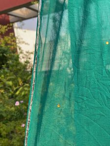 Emerald Green Sequined Dupatta