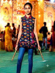 Stylish Ethnic Peplum Top