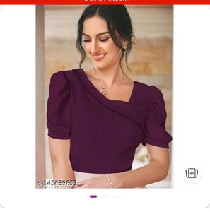 Chic Purple One-Shoulder Top
