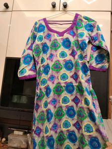 Vibrant Printed Cotton Kurta