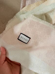 Gucci GG Monogram Scarf 100% Authentic