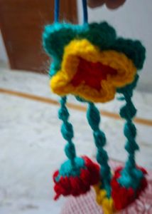 Handmade Crochet Flower Purse