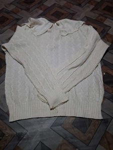 Cozy Cream Knit Sweater &amp; Plaid Leggings Set