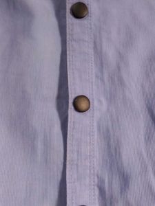 Superdry Men's Light Blue Casual thick Shirt