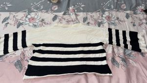 Striped Long Sleeve Top