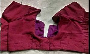 Mauve Colour Poly Silk Blouse