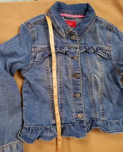 S.Oliver Denim Jacket - Ruffle Details