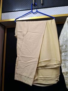 Elegant Tan Embroidered Kurta Set